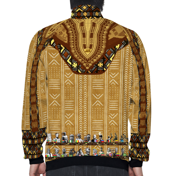 Kingshiki Mudcloth Jacket Zip Afro Unidad - Image 2