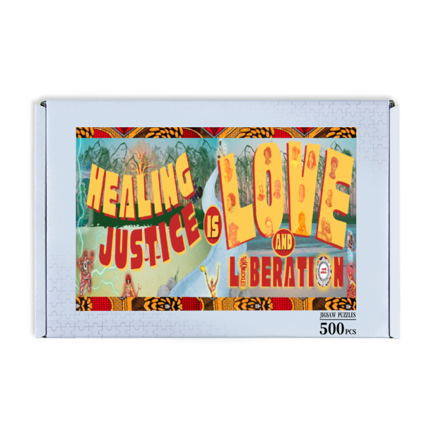 Healing Justice 500 Piece Jigsaw Puzzle Wooden Afro Unidad - Image 5