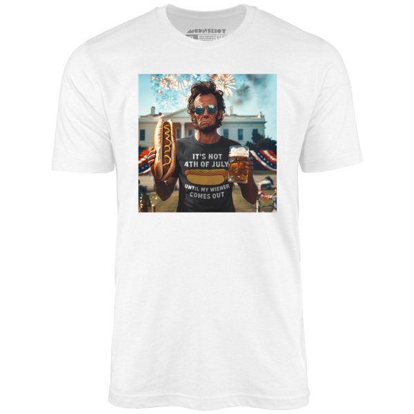 Abe on 4th of July - Unisex T-Shirt - Image 3