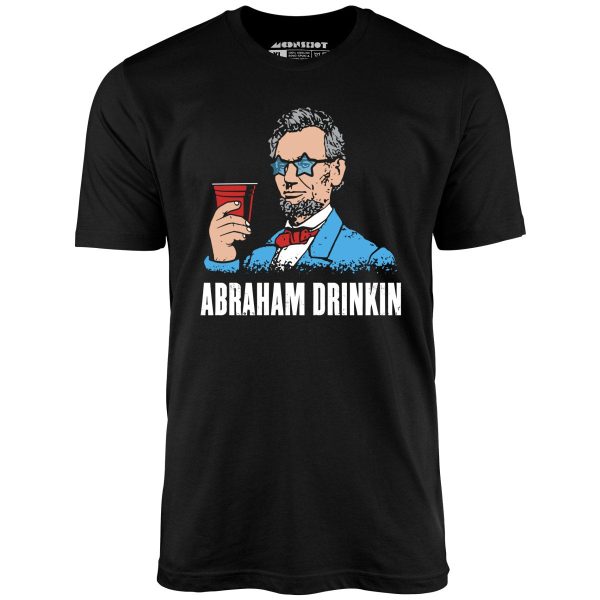 Abraham Drinkin - Unisex T-Shirt - Image 2