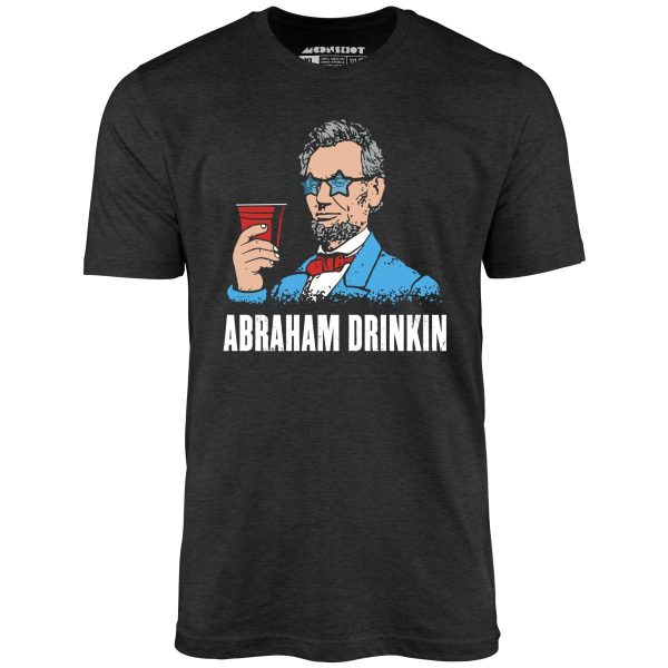 Abraham Drinkin - Unisex T-Shirt - Image 4