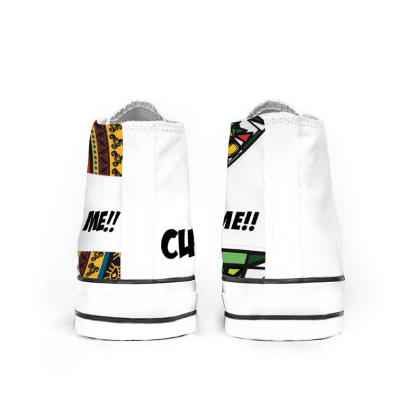 Custom Shoes Unisex High Top Canvas Shoes - Image 6