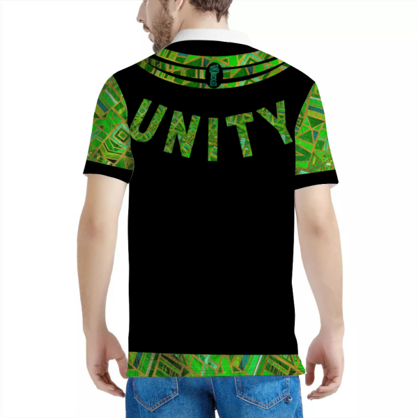 Peace Unity Shirt Polo 3 Button by Raysheo - Image 12