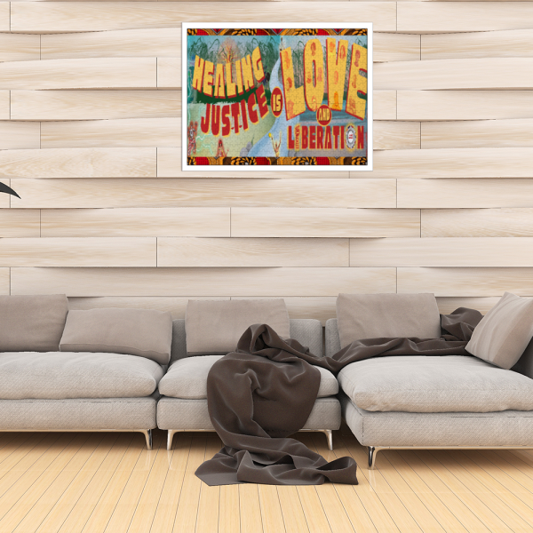 Healing Justice 500 Piece Jigsaw Puzzle Wooden Afro Unidad - Image 3