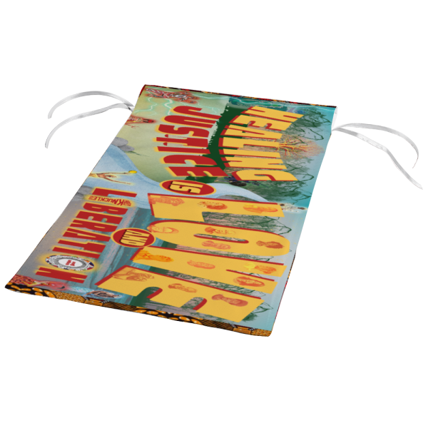 Double-Sided Healing Justice Flag Banner 16" x 30" Afro Unidad - Image 6