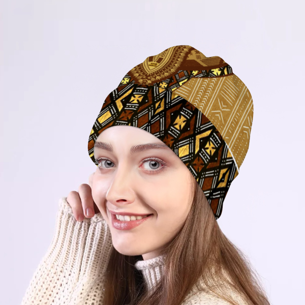 Mudcloth Dashiki Adinkra Knit Cap Fashion Beanie Hat Afro Unidad - Image 5