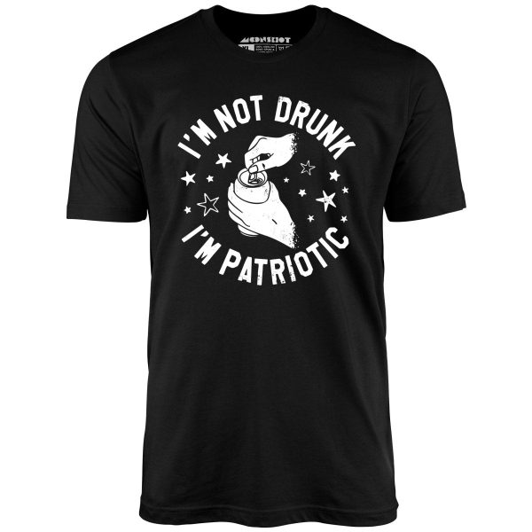 I'm Not Drunk I'm Patriotic - Unisex T-Shirt - Image 2