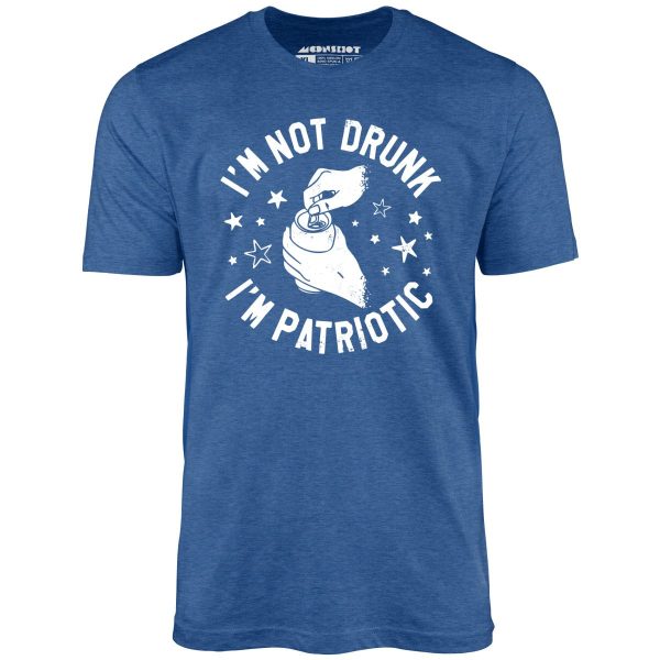 I'm Not Drunk I'm Patriotic - Unisex T-Shirt - Image 7