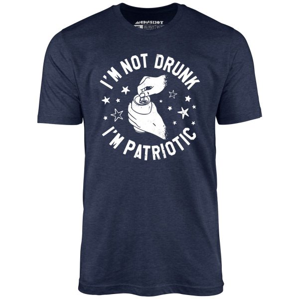 I'm Not Drunk I'm Patriotic - Unisex T-Shirt - Image 6
