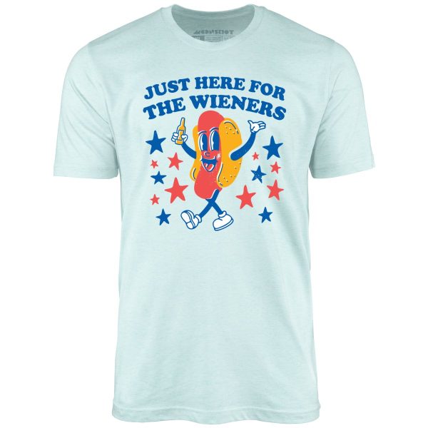Just Here For The Wieners - Unisex T-Shirt - Image 4