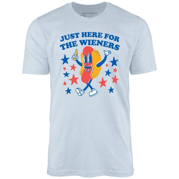 Just Here For The Wieners - Unisex T-Shirt - Image 2
