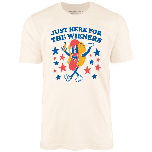 Just Here For The Wieners - Unisex T-Shirt - Image 3