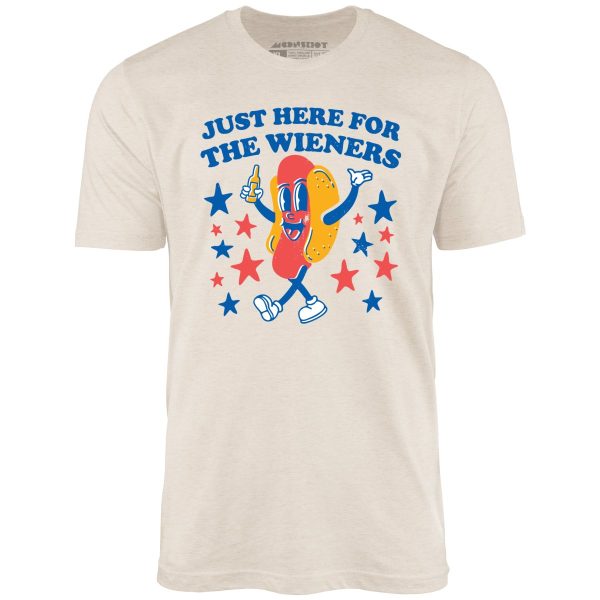 Just Here For The Wieners - Unisex T-Shirt - Image 5