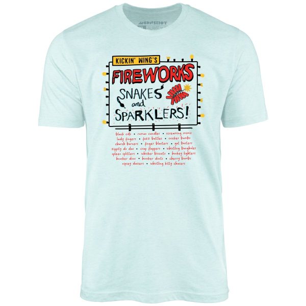 Kickin' Wing's Fireworks - Unisex T-Shirt - Image 4