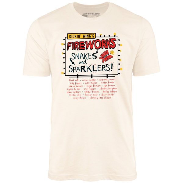 Kickin' Wing's Fireworks - Unisex T-Shirt - Image 2