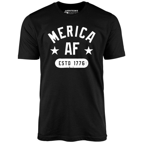 Merica AF - Unisex T-Shirt - Image 2