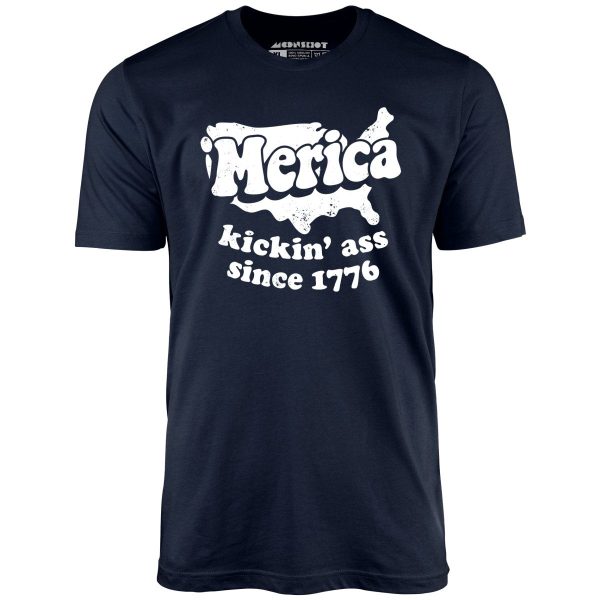 'Merica Kickin' Ass Since 1776 - Unisex T-Shirt - Image 3