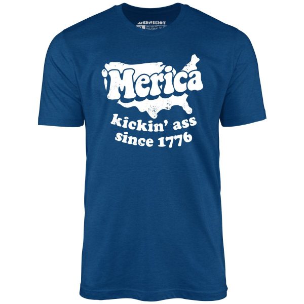 'Merica Kickin' Ass Since 1776 - Unisex T-Shirt - Image 4