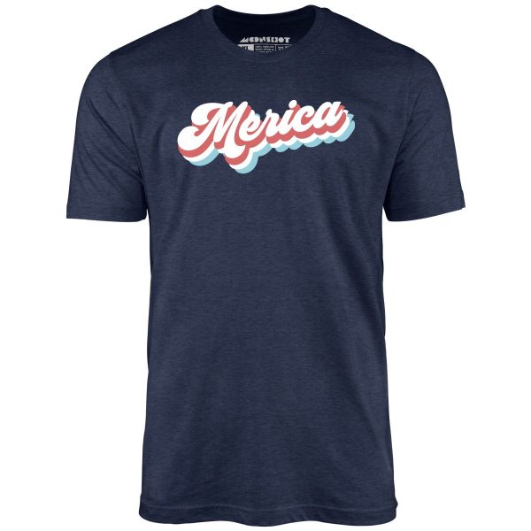 Merica Retro Stylish - Unisex T-Shirt - Image 5