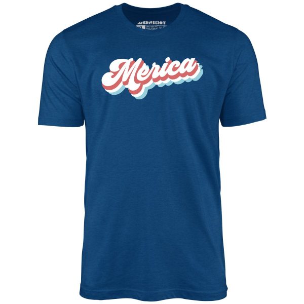 Merica Retro Stylish - Unisex T-Shirt - Image 2