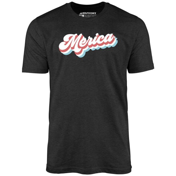 Merica Retro Stylish - Unisex T-Shirt - Image 4