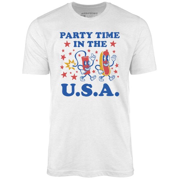 Party Time in The U.S.A. - Unisex T-Shirt - Image 3
