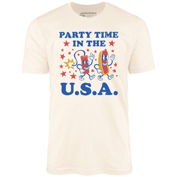 Party Time in The U.S.A. - Unisex T-Shirt - Image 2