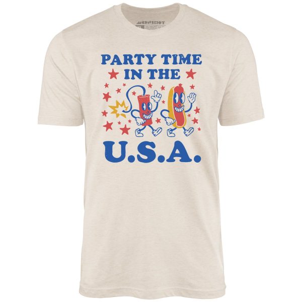 Party Time in The U.S.A. - Unisex T-Shirt - Image 4