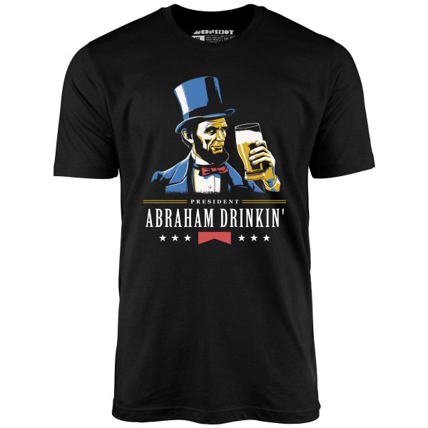 President Abraham Drinkin' - Unisex T-Shirt - Image 2