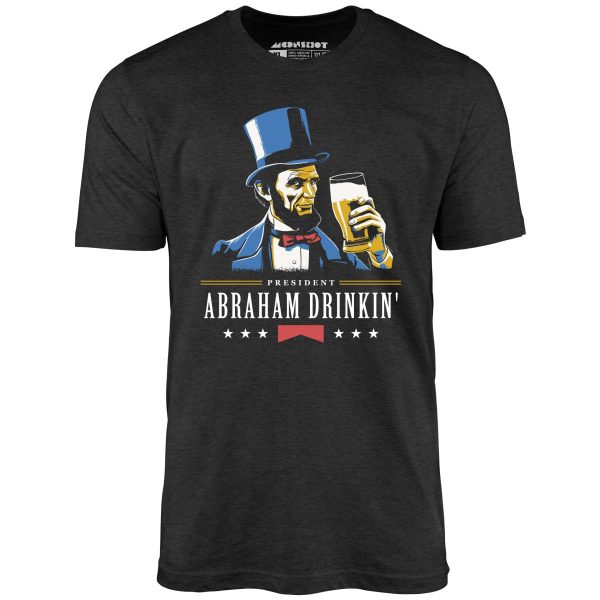 President Abraham Drinkin' - Unisex T-Shirt - Image 3