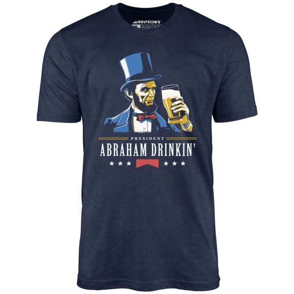 President Abraham Drinkin' - Unisex T-Shirt - Image 4