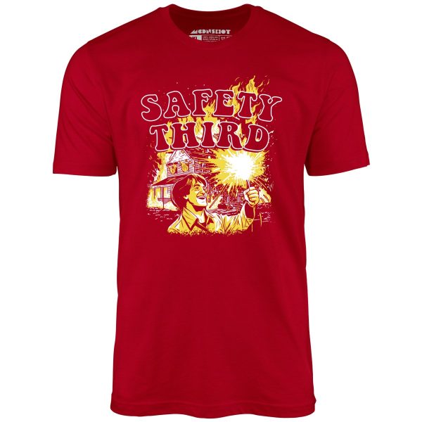 Safety Third Fire - Unisex T-Shirt - Image 4
