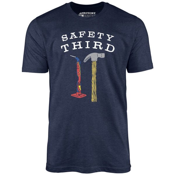 Safety Third v3 - Unisex T-Shirt - Image 4