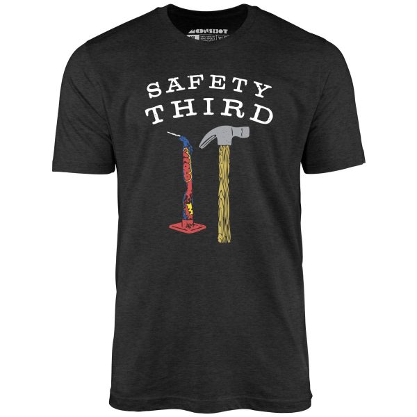 Safety Third v3 - Unisex T-Shirt - Image 3